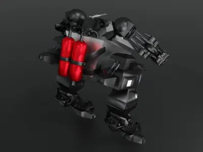 robot character 3D model