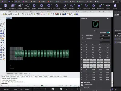 The mysterious gold ring Free 3D print model