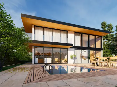 Modern House 3D model