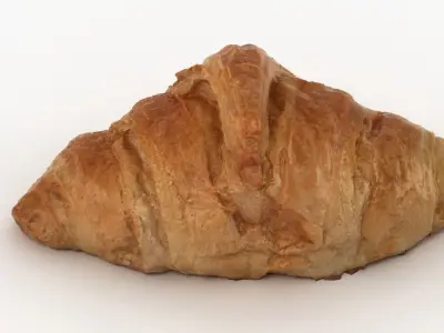 Croissant 001 3D model