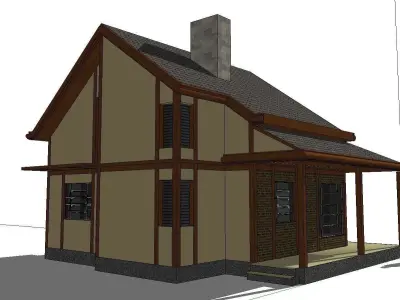 Creative Design-Holiday Cabin-0112 3D model