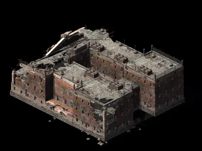 War-city-scars 01 3D model