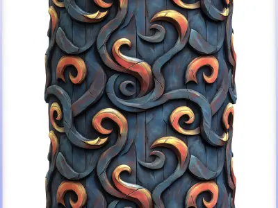 Stylized Ornaments Seamless Texture Texture