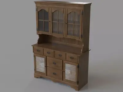 Vintage Buffet 3D model