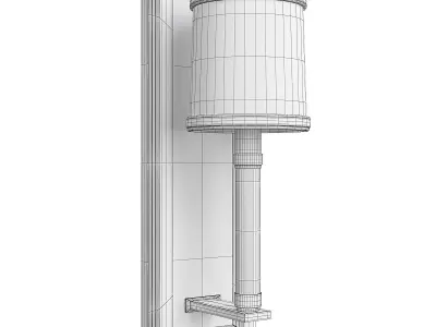 Collins Sconce Low-poly 3D model