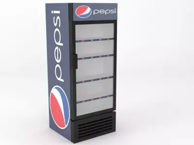 Pepsi fridge 3D model 3D model