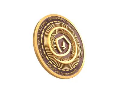 SafeMoon Coin v2 001 3D model