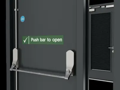 Doors Pack 1 Low-poly 3D model