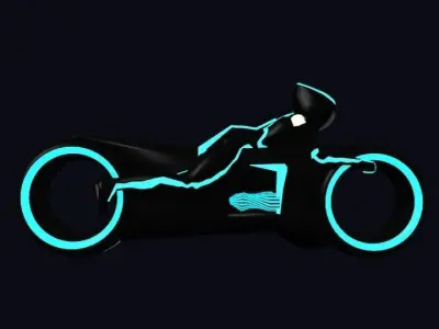 Tron game ready pack 3D model