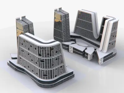 Residences Building 3D model