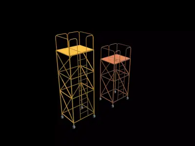 Miniart Scaffoldings 3D model