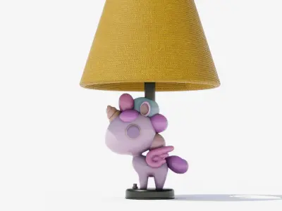 Lampshade 02 Low-poly 3D model