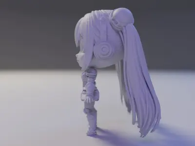 android chibi 3D print model