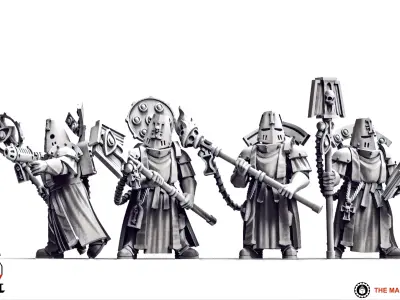 Feudal Guard - Battle Priests 3D print model