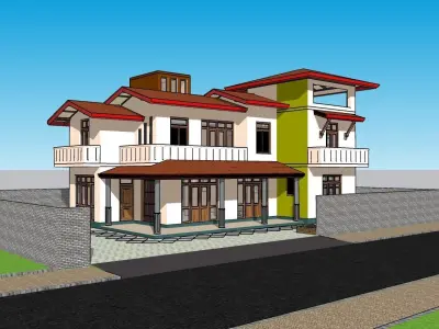 ELEGANT House  Srilanka 2 3D model
