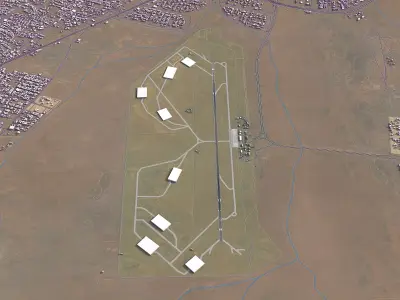 Hail - Airport - HAS Low-poly 3D model