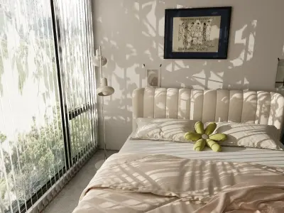 modern bedroom 3D model