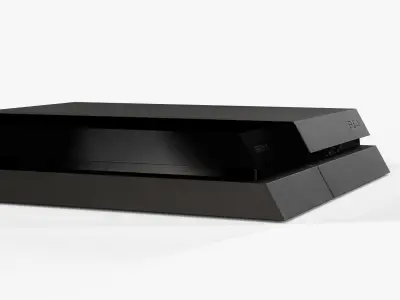 Sony PlayStation 4 Game Console Low-poly 3D model