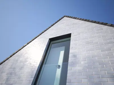 Shiny blue brick tiles texture Texture