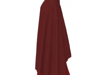 Vermilion Mantle Style3D Atelier 3D model