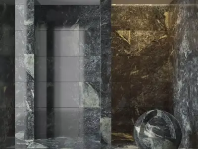 Marble wall 186 3D model