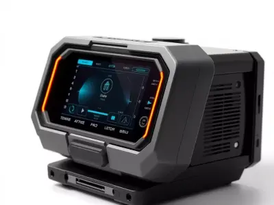 Futuristic Device Console model pack Low-poly 3D model