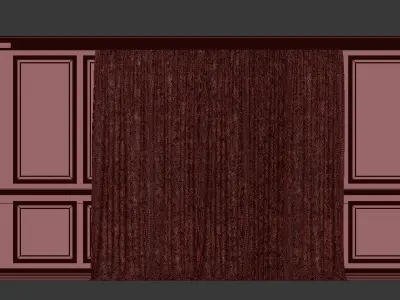 Curtain Set 250 3D model