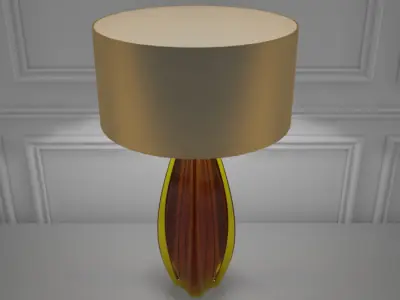 Bella Figura Diamond Curved Lamp 3D model