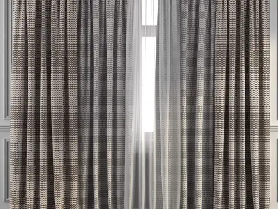 Curtain Set 273 3D model