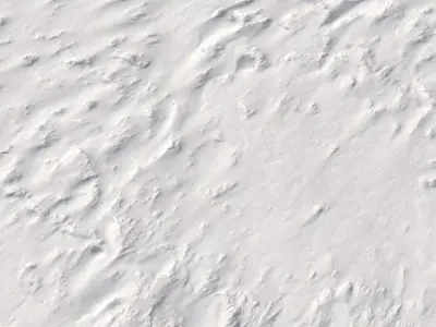 Snow 09 PBR Low-poly 3D model