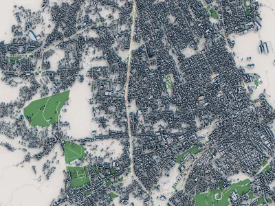 Palermo City Italy 3D model