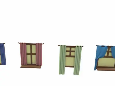 Cartoon furniture props pack vol 6 3D model