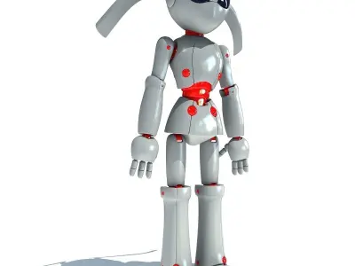 Simple Robot 3D Model 3D model