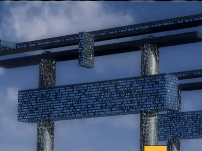 Sci Fi City Futuristic Architecture E3 E4 3D model