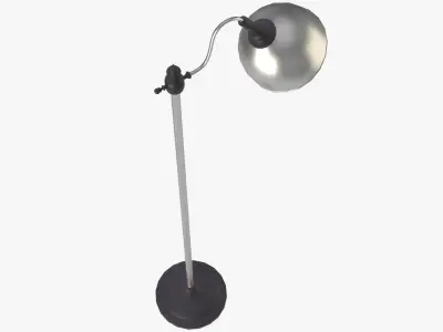 Floor Lamp Low-poly 3D model 12