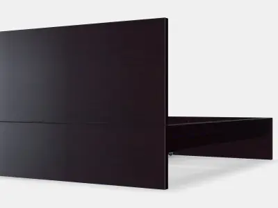 MALM Bed frame high w 2 storage boxes 16 3D model