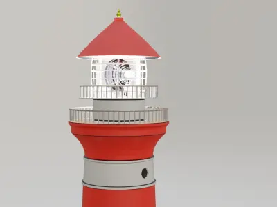Light house Free low-poly 3D model