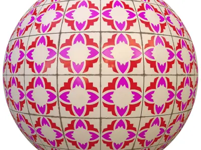 tile patterned 41-seamless-4k-pbr-png Texture