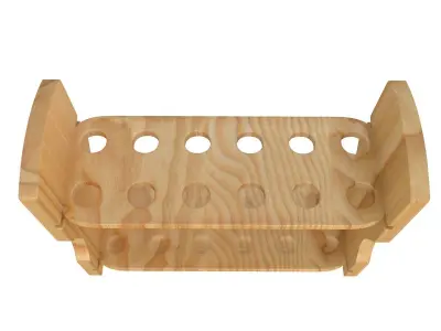 Test Tube Rack 3D model