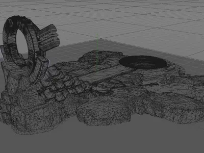 Elven-Altar - Elfen-Altar 3D model