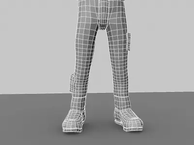 Astronaut Cartoon 3D model