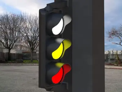 Traffic Light 3D model