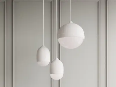 Nordic Lamp Set 3D model