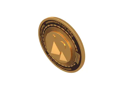 Decentraland Coin v3 003 3D model