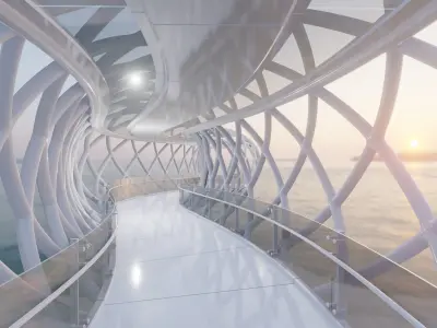 Future Bridge 03 3D model