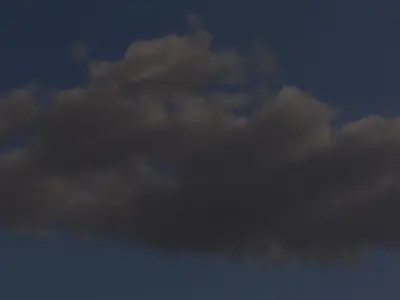 Morning At Half Past Five AM Sky 3D model