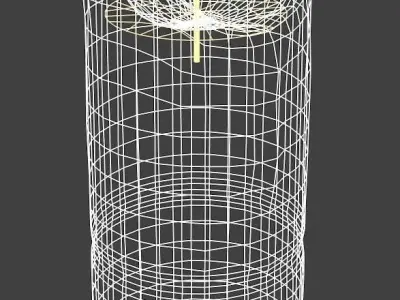 Large Candle Prop Model Free 3D model
