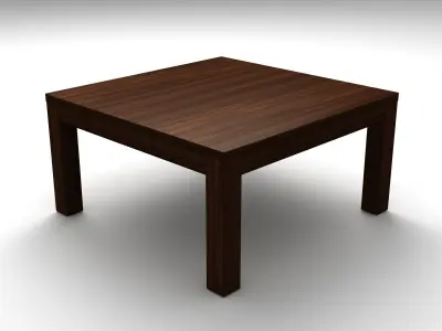 Japanese Kotatsu Table 3D model