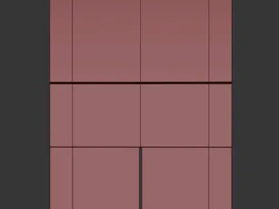 Curtain 8 3D model