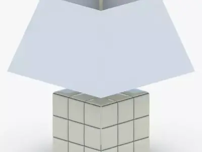 1393 - Table Lamp Low-poly 3D model
